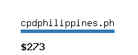 cpdphilippines.ph Website value calculator