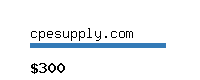 cpesupply.com Website value calculator