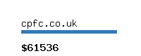 cpfc.co.uk Website value calculator