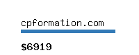 cpformation.com Website value calculator