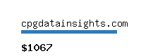 cpgdatainsights.com Website value calculator