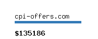 cpi-offers.com Website value calculator