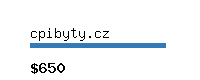 cpibyty.cz Website value calculator