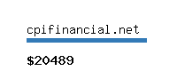 cpifinancial.net Website value calculator