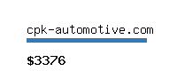 cpk-automotive.com Website value calculator
