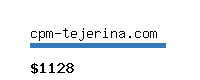 cpm-tejerina.com Website value calculator
