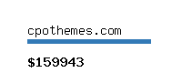 cpothemes.com Website value calculator