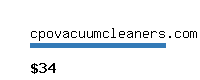 cpovacuumcleaners.com Website value calculator