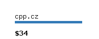 cpp.cz Website value calculator
