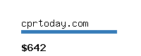 cprtoday.com Website value calculator
