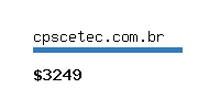 cpscetec.com.br Website value calculator
