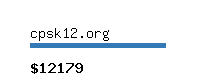 cpsk12.org Website value calculator