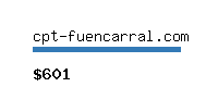 cpt-fuencarral.com Website value calculator