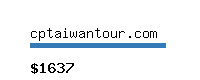 cptaiwantour.com Website value calculator
