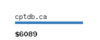 cptdb.ca Website value calculator