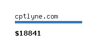 cptlyne.com Website value calculator
