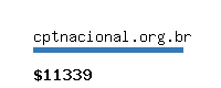 cptnacional.org.br Website value calculator