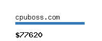 cpuboss.com Website value calculator
