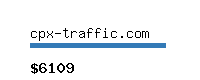 cpx-traffic.com Website value calculator