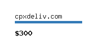cpxdeliv.com Website value calculator