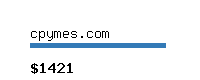 cpymes.com Website value calculator