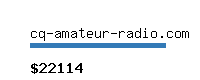 cq-amateur-radio.com Website value calculator