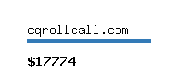 cqrollcall.com Website value calculator