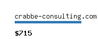 crabbe-consulting.com Website value calculator