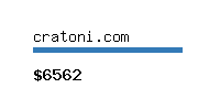 cratoni.com Website value calculator