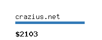 crazius.net Website value calculator