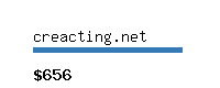 creacting.net Website value calculator