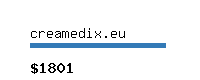 creamedix.eu Website value calculator