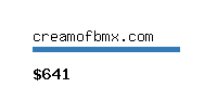 creamofbmx.com Website value calculator