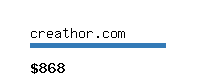 creathor.com Website value calculator