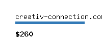 creativ-connection.com Website value calculator