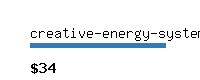 creative-energy-systems.com Website value calculator