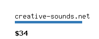 creative-sounds.net Website value calculator