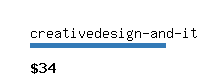 creativedesign-and-it.com Website value calculator