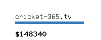 cricket-365.tv Website value calculator