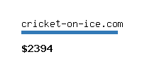 cricket-on-ice.com Website value calculator