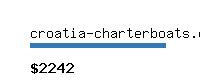 croatia-charterboats.com Website value calculator