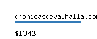 cronicasdevalhalla.com Website value calculator