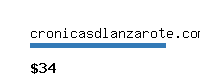 cronicasdlanzarote.com Website value calculator