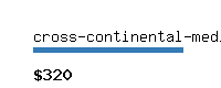cross-continental-media.com Website value calculator