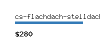 cs-flachdach-steildach.net Website value calculator