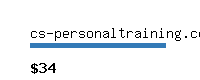 cs-personaltraining.com Website value calculator