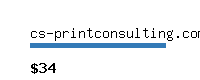 cs-printconsulting.com Website value calculator