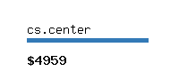 cs.center Website value calculator