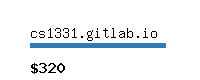 cs1331.gitlab.io Website value calculator