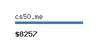 cs50.me Website value calculator